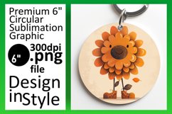 Whimsical Blossom Bonanza: Round Designs Art PNG Product Image 1