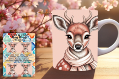 Classy Png Mug Wrap Design 15oz , Valenines Animals Product Image 1