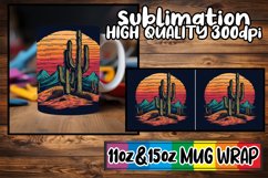 Retro Garden Bloom Bonanza: Mug Wrap Sublimation Product Image 1