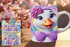 VIBRANT 15oz PNG Mug Wrap Design , Goose Product Image 1