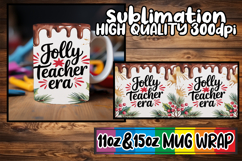 Cherished moments 11oz 15oz mug wrap, Teacher Product Image 1