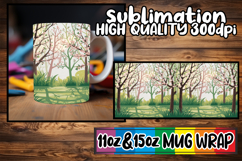 Sunny outlook 11oz 15oz mug wrap, Spring Product Image 1