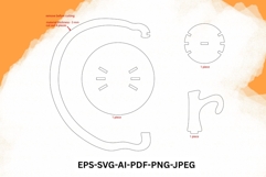 3D Halloween Pumpkin SVG Pumpkin Laser Cut File Product Image 4