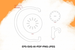 3D Halloween Pumpkin SVG decor Pumpkin Laser Cut File Product Image 2