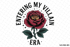 Entering my villan era Svg | Halloween Svg | Svg Cut Files Product Image 1