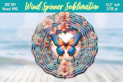 Cute butterfly windspinner |Summer Wind spinner sublimation Product Image 1