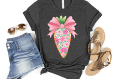 Carrot Easter Clipart, Happy Easter Sublimation PNG Product Image 5