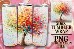 Vibrant Enchanting Dynamic Nature's Watercolor Tumbler Product Image 1