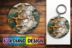 Mosaic Magic Car Coasters: Shimmering Splendor Product Image 1