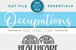 Healthcare squad svg, a health care worker svg for crafters Product Image 4
