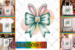 Elegant TSHIRT Designs PNG, Easter Bow Product Image 1
