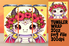 20oz Sublimation Template for Creatives , Dragon Product Image 1