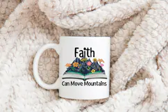 Christian Quote Sublimation - Faith Saying | Move Mountains Product Image 4
