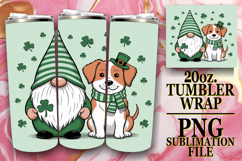 Gentle Thoughts 20oz tumbler wrap, St Patricks Product Image 1
