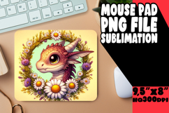 ENCHANTED mouse pad PNG Magic, Dragon Product Image 1