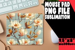 Summer Blossom Bash Sublimation Mouse Pad Design PNG Product Image 1