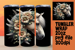 20oz Tumbler Design for Gift Ideas , Horse Product Image 1
