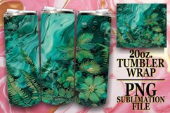 Spring Symphony Sublimation Tumbler Wrap Design Blossom Product Image 1