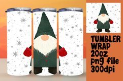 Winter Christmas Gnome Wrap 20oz Tumbler Design Product Image 1