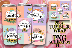 Magical Gifts 20oz tumbler wrap, Quote Product Image 1