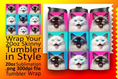 Feline Friends on Tumblers: Sublimation Joy Product Image 1