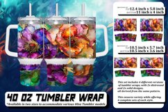Summer Blossoms: Flower Sublimation Design Product Image 1