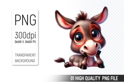 Cute Cow, Animal Sublimation Clipart PNG Product Image 1