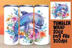Cheerful Pet Party Tumbler Wrap - 20oz Product Image 1