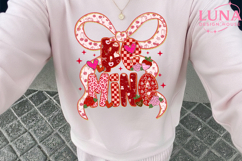 Be Mine Png, Valentine's Day Png, Coquette Bow Png, Preppy H Product Image 6