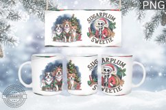 Sugarplum Sweetie Mug Wrap Design-Christmas Dog Sublimation Product Image 1