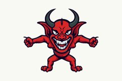 A monster illustration Mascot Sublimation Vector Product Image 1