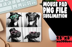 Amusing Puppy Photo Sublimation Mouse Pad Template for Fun P Product Image 1
