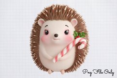 Woodland Christmas Watercolor Clipart PNG Product Image 1