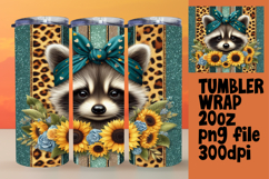 Stylish Tumbler Design for Sublimation , Cute Animals Product Image 1
