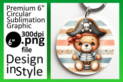 Sophisticated Round Design for Coasters , Teddy Bear Product Image 1