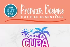 2025 Cuba svg - Cuba Caribbean Vacation or Trip Design Product Image 4