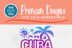 2027 Cuba svg - Cuba Caribbean Vacation or Trip Design Product Image 4