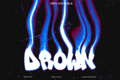 Dripping Drown Text Effect and Font Style Product Image 1