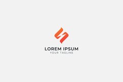 abstract simple letter N S logo modern Product Image 1