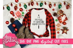 I'm Dreaming of a Buffalo Check Christmas - SVG DXF PNG file Product Image 2