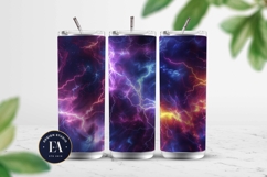 Neon Thunderstorm Texture | Electric Storm Background Product Image 2