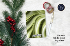 Matcha Latte Swirl Pattern, Creamy Matcha Abstract Paper Product Image 4