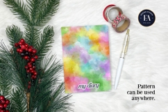 Watercolor Wash Digital Paper | Seamless Rainbow Texture Product Image 4