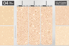 Champagne Glitter Tumbler Wrap| Tumbler Sublimation Product Image 1