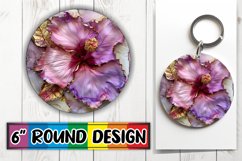 Elegant 3D Petal PNG Sublimation Discs Product Image 1
