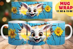 Adorable Creatures Peek Out: Sublimation Mug Magic Product Image 1