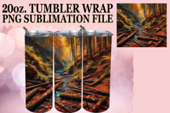 Cozy afternoons 20oz tumbler wrap, Autumn Product Image 1