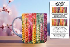 Spring Blossom Stripe Mug Wrap - Sublime Charm Product Image 1