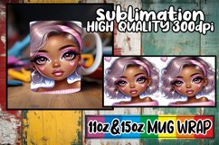 Bright dreams 11oz 15oz sublimation wrap, Love Girl Product Image 1