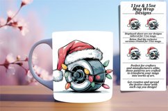 Quirky 11oz Mug Wrap Png Artwork , Holiday Product Image 1